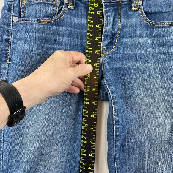 American Eagle Womens Jeans 32x29 Measured Super Stretch Skinny Blue - Picture 3 of 16
